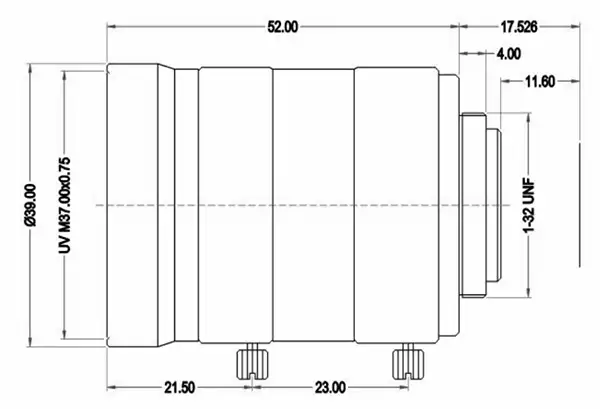 1-inch FA Lens 16mm 10MP C-Mount